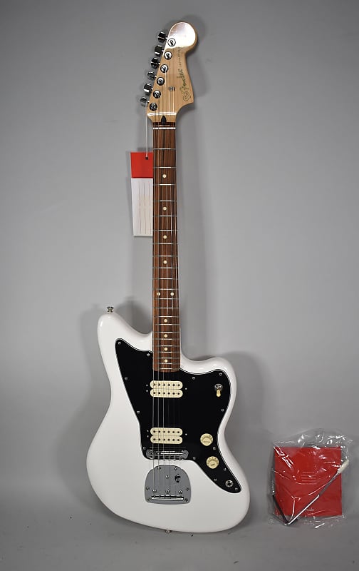 2022 Fender Player Jazzmaster HH Olympic White Finish Electric Guitar image 1