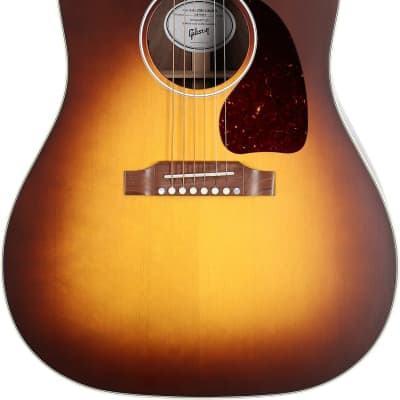Gibson J-45 Studio Walnut Acoustic-Electric Guitar (with Case), Satin Walnut Burst image 2