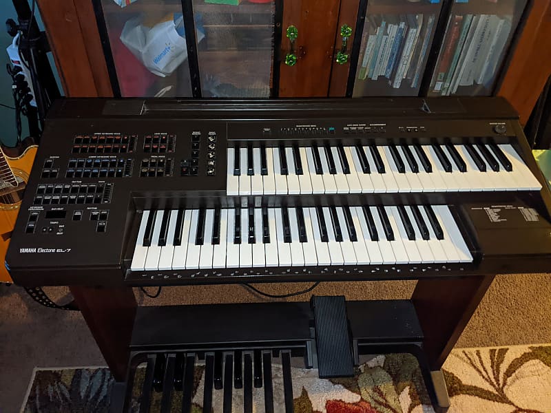 Yamaha Electone EL 7 Works Great Black | Reverb