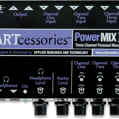 ART PowerMIX III 3-Channel Mini Stereo Line Mixer image 5
