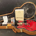 Gibson ES-335 Satin Semi-Hollow Body Electric Guitar 2020 Satin Wine Red