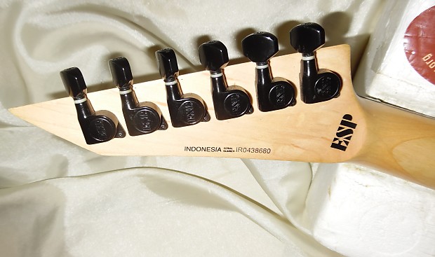 ESP LTD MH-50 FR -Guitars4cancer- Black, Floyd Rose, Abalone