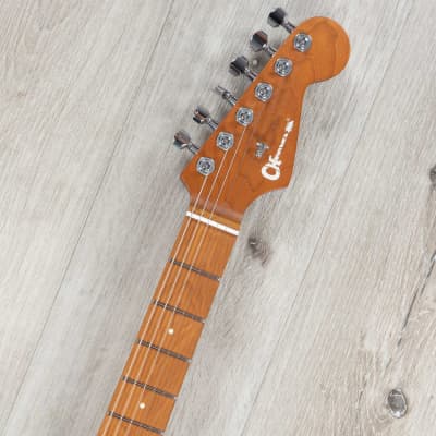 Charvel Rick Graham MJ DK24 2PT CM Guitar, Caramelized Maple Fingerboard Celeste image 8