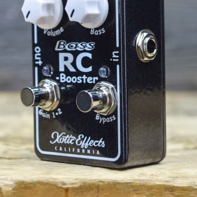 Xotic Effects Bass RC Booster v2 Transparent 20dB+ Clean Boost Bass Effect Pedal image 2