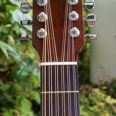 1980s Yamaha FG-420-12, 12 String Acoustic Guitar, Natural image 8