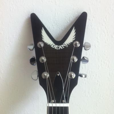 Dean V 79 Trans Black Flame | Reverb