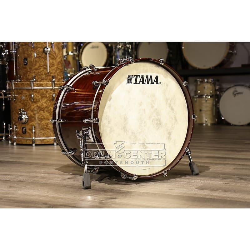 Tama Star Walnut 22x16 Bass Drum Dark Mocha Walnut image 1