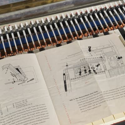 Hohner Pianet L electro-mechanical piano + legs + documentation (serviced) image 17