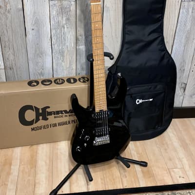 Charvel Pro-Mod DK24 HH 2PT Left-handed Electric Guitar - Gloss Black, In Stock & Ready to Rock ! image 16