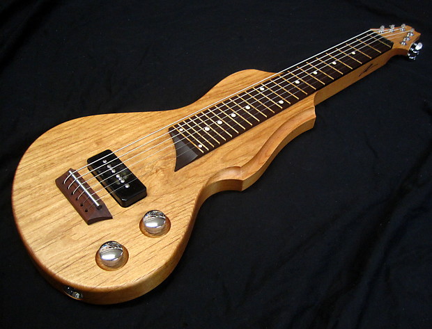 Rukavina 6 String Lapsteel Guitar with P-90 - Wenge / Snakewood - 24" Scale Length image 1