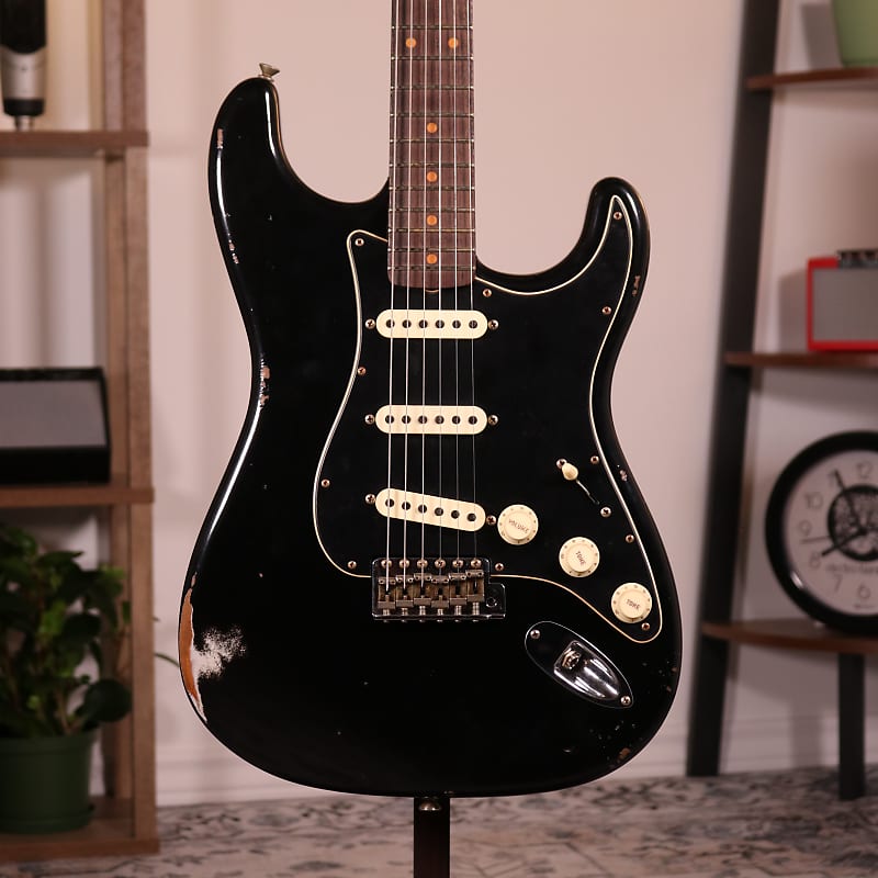 Fender Custom Shop LTD Relic Stratocaster Dual-Mag - Rosewood Fingerboard, Aged Black image 1