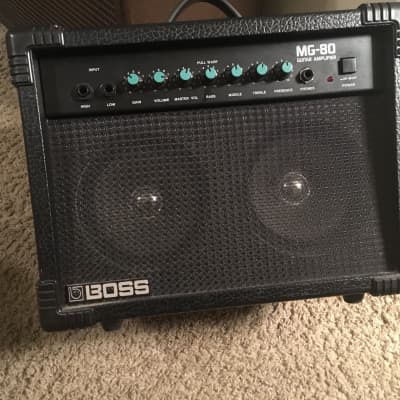 BOSS MG-80 Guitar Amplifier Twin Speakers Black in very good condition image 1