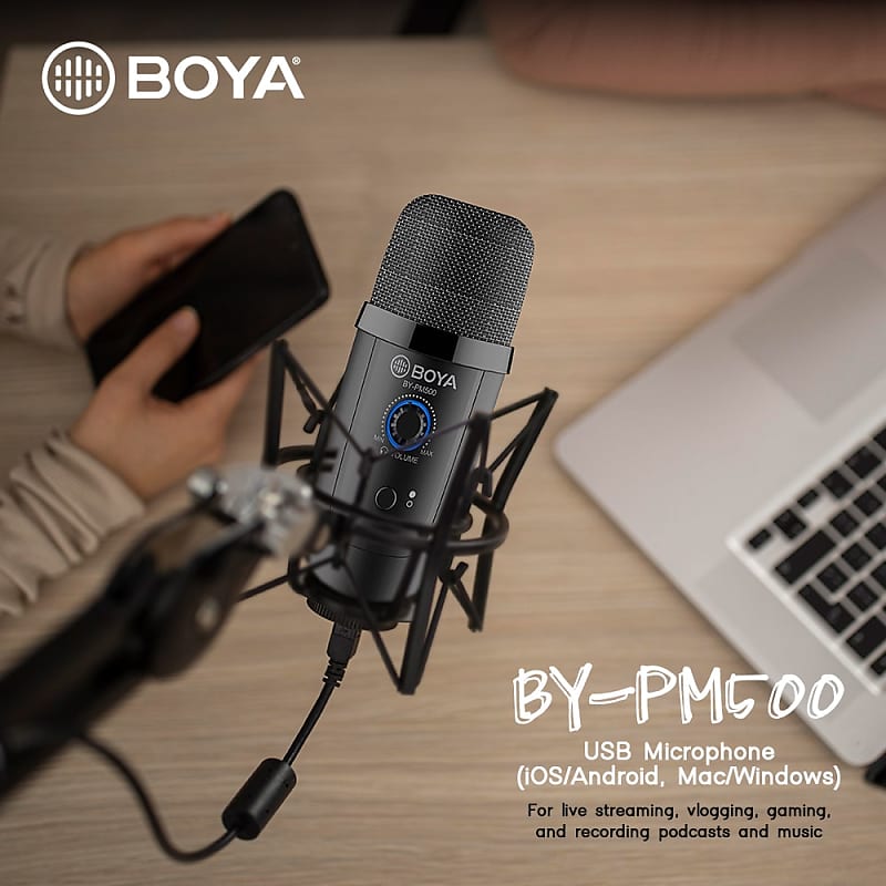 77€ sur Microphone BOYA BY-PM500 USB Cardioïde