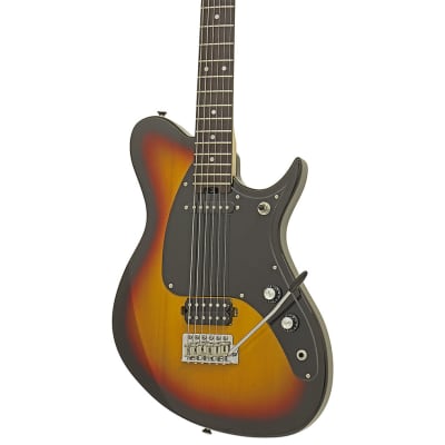Aria Pro II J-B'Tone Jet Series Baritone Guitar - 3-Tone Sunburst image 4