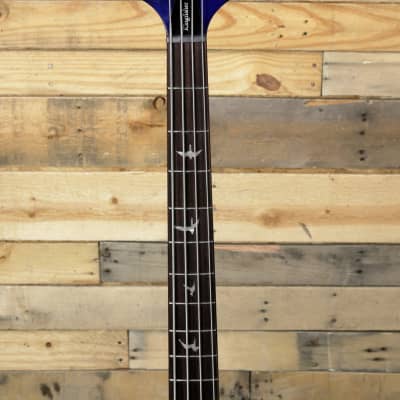 PRS  Kingfisher 4-String Bass Faded Blue Wrap Around Burst w/ Gigbag image 6