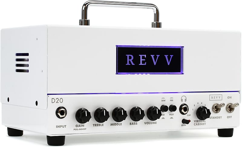 Revv D20 20-/4-watt Tube Head - White image 1