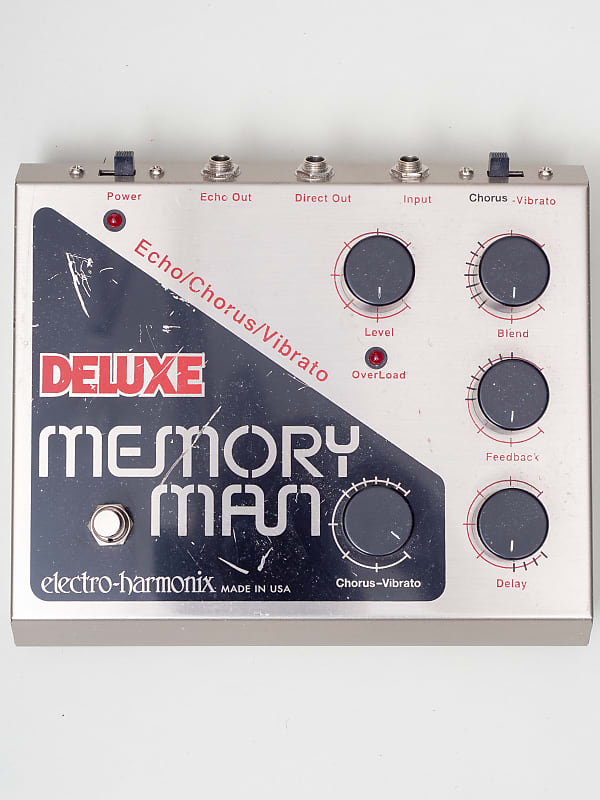 Electro-Harmonix Deluxe Memory Man Early 2000's Rev E Delay Chorus Vibrato Pedal image 1