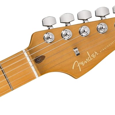 Fender American Ultra Stratocaster®, Maple Fingerboard, Texas Tea W Elite Molded Case image 5