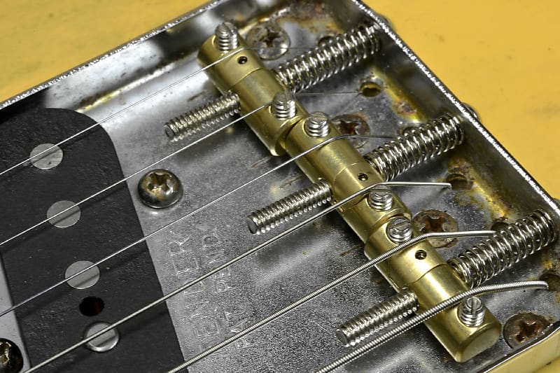 Vintique Compensated Brass Bridge Saddle Set For Fender Telecaster – Angela  Instruments