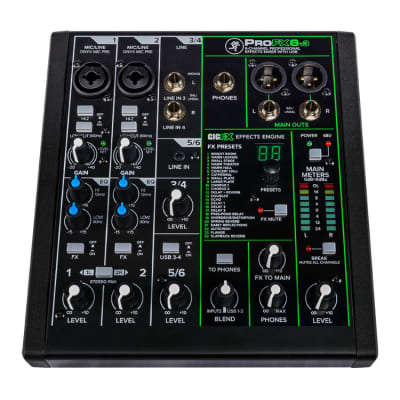 Mackie ProFX6v3 6-Channel Professional Effects Mixer with USB image 4