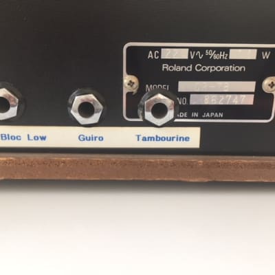 Roland  CR-78 CompuRhythm Brown image 3