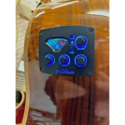 Freshman Limited Edition 'Koa' Cutaway Electro Acoustic Guitar. P/N FALTDKOAOC image 6
