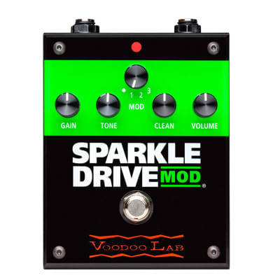 Voodoo Lab Sparkle Drive MOD Overdrive Effects Pedal for sale