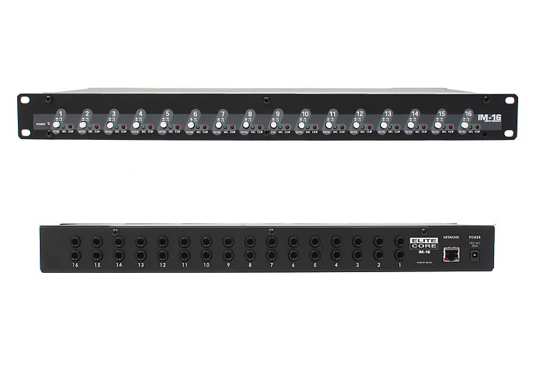 Elite Core IM-16 16 Channel A/D Input Module for PM-16 Personal Monitor System image 1