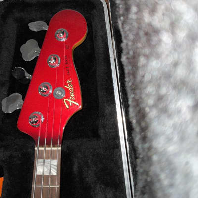Fender 50th Anniversary Jazz Bass with Matching Headstock 2010 - Candy Apple Red image 5