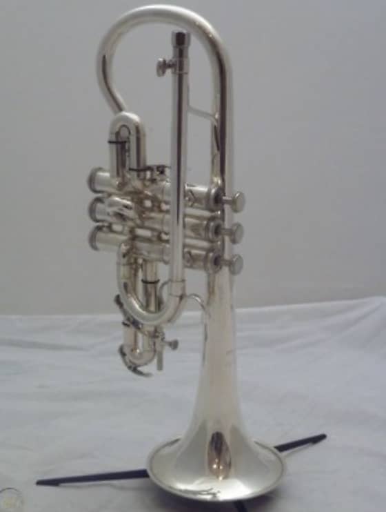 Getzen Eterna Eb Soprano Silver (Shepherd’s crook) Reverb
