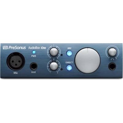 PreSonus AudioBox iOne 2x2 USB 2.0 / iPad Recording Interface with 1 Mic Input image 1