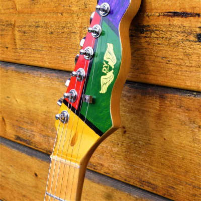 DY Guitars Brad Paisley tribute water / splash Paisley relic  / tele body PRE-BUILD ORDER image 3