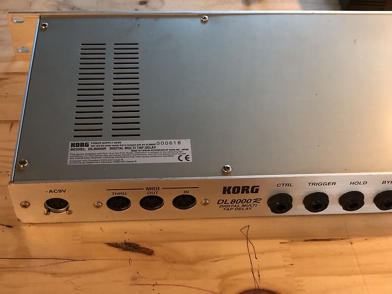 【中古】 KORG DL8000R Delay コルグ ディレイ エフェクター 1998-01-korgdl8000-1-Kygf.