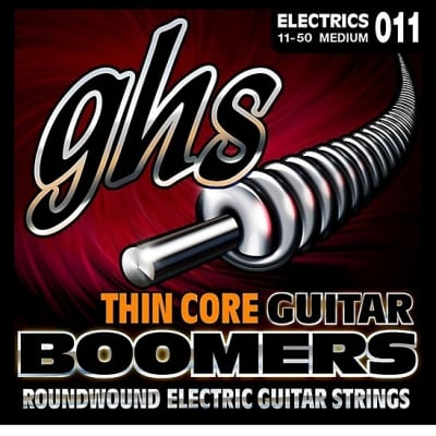 GHS TC-GBM Thin Core Boomer Medium Electric Guitar Strings (11-50) image 1