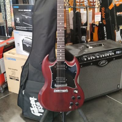 2004 Left-Handed Gibson SG Special Electric Guitar in Worn Cherry