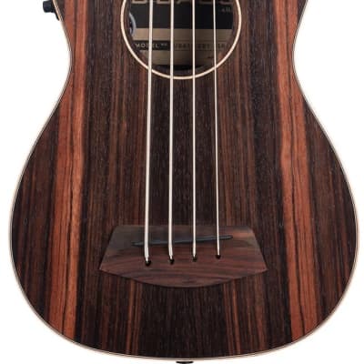 Kala Exotic Mahogany UBass w/ Round Wounds (UBASS-EM-FSRW) | Reverb