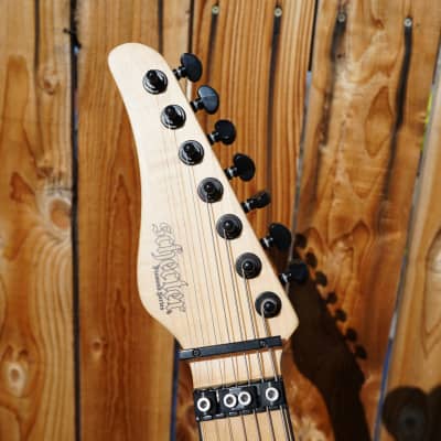 Schecter DIAMOND SERIES Miles Dimitri Baker SVSS-7 FR - Crimson Red Burst Satin Left Handed 7-String Electric Guitar (2023) image 6