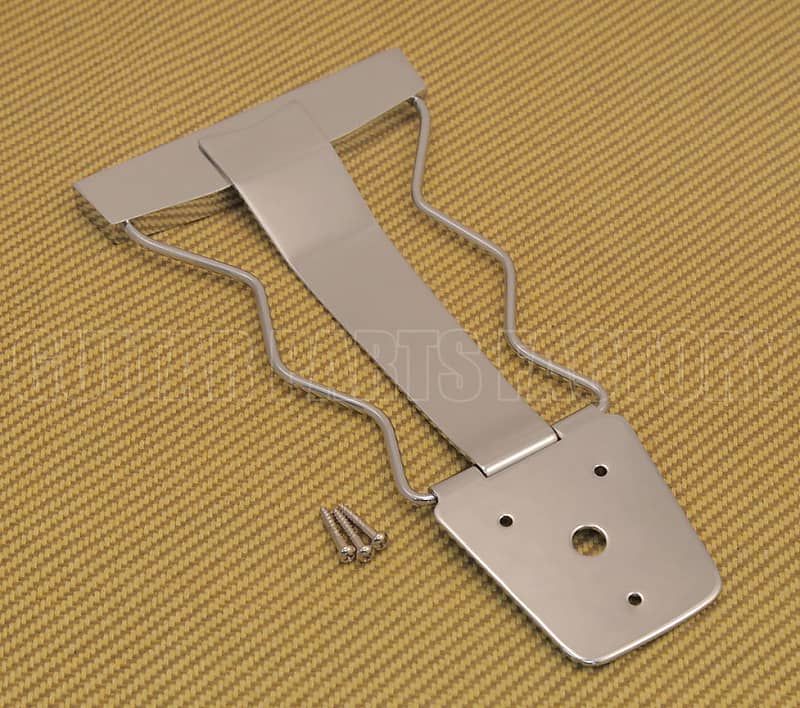 TP-0420-010 Chrome Trapeze Tailpiece For Epiphone® or Gibson ES-175® Guitar image 1