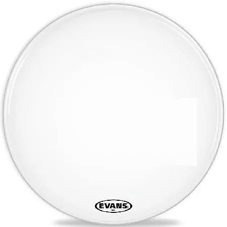 Evans BD20MX2W MX2 White Marching Bass Drum Head - 20" image 1