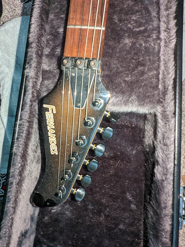 Fernandes FR-85s Early 90s Transparent Black | Reverb Fernandes FR-85s Early 90s Transparent Black | Reverb