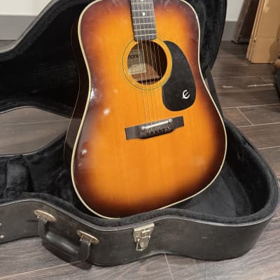 Epiphone Texan FT-145 SB 70's with Hard Shell Case image 3