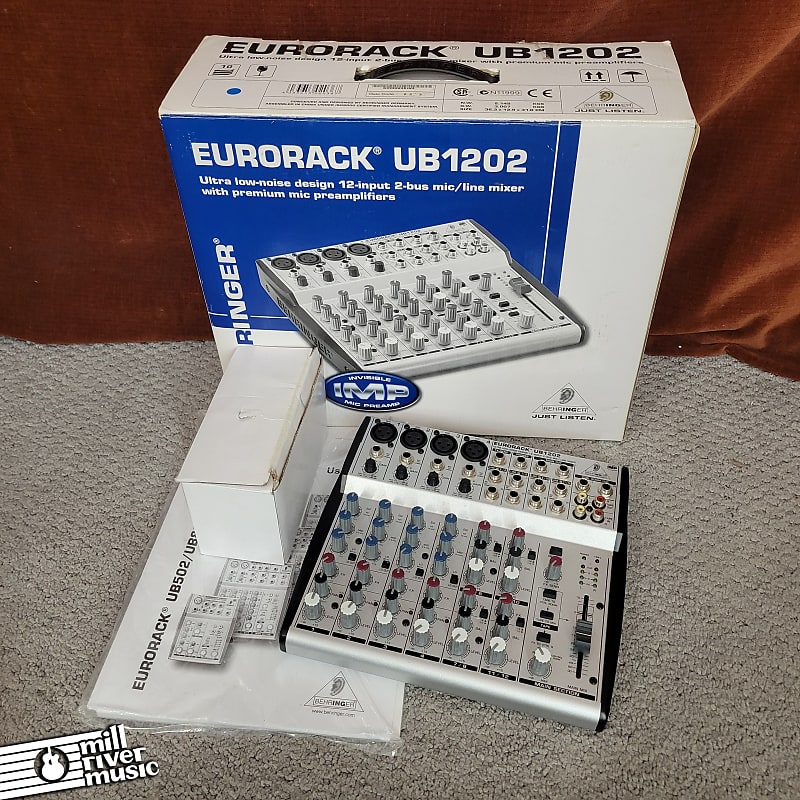 Eurorack UB1202 12-Channel Compact Powered Mixer Used