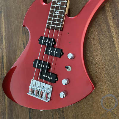 BC Rich Mockingbird Bass, Candy Apple Red, 2000s image 1