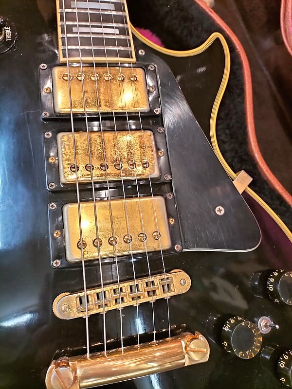 Gibson Les Paul Custom 3 Pick Up Black 1980 image 1