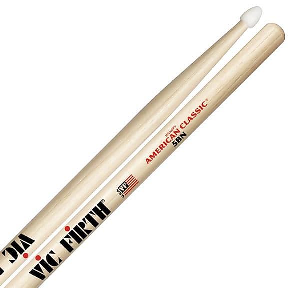 Vic Firth American Classic 5BN Nylon Tip Drum Sticks image 1