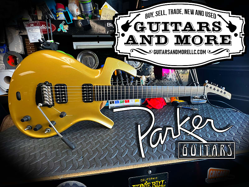 Parker FLY Deluxe 1998 Gold Top Reverb