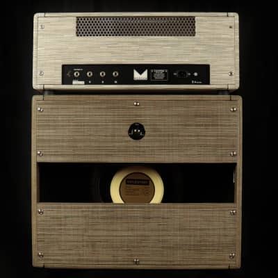 Morgan RV35 Amp Head & 1x12 Cabinet - Chalk/Driftwood image 4