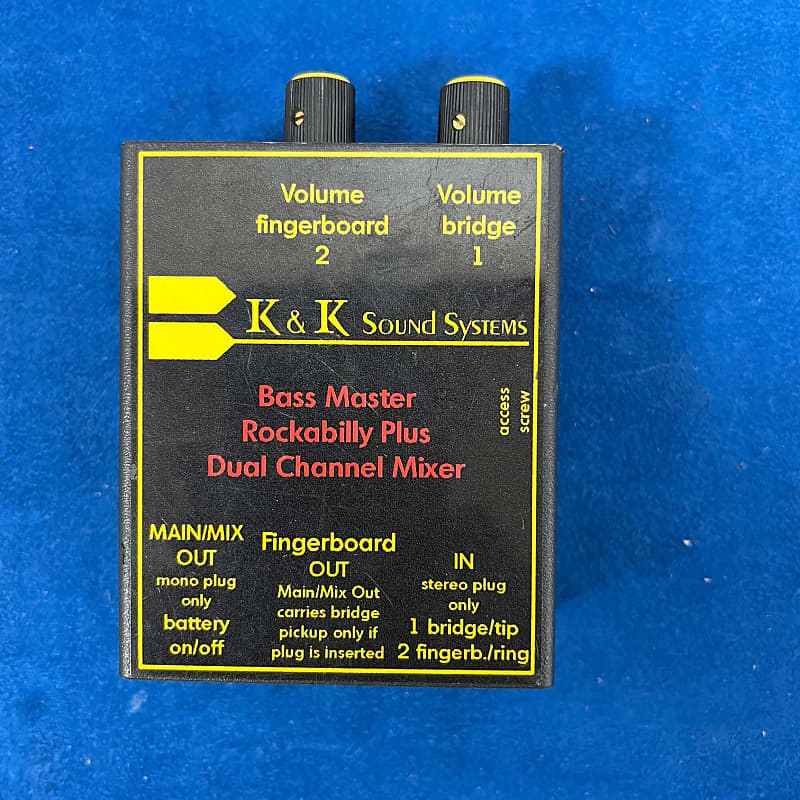 Used K & K Sound Systems Bass Master Rockabilly Plus Dual Reverb