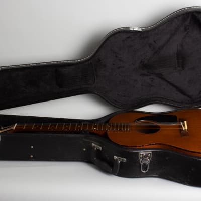 Gibson  LG-0 Flat Top Acoustic Guitar (1962), ser. #55565, black tolex hard shell case. image 10