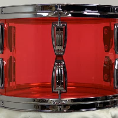 Ludwig 18/12/14/5x14" Vistalite Jazzette Drum Set - Pink Vistalite w/ Exclusive 18" BD! image 15